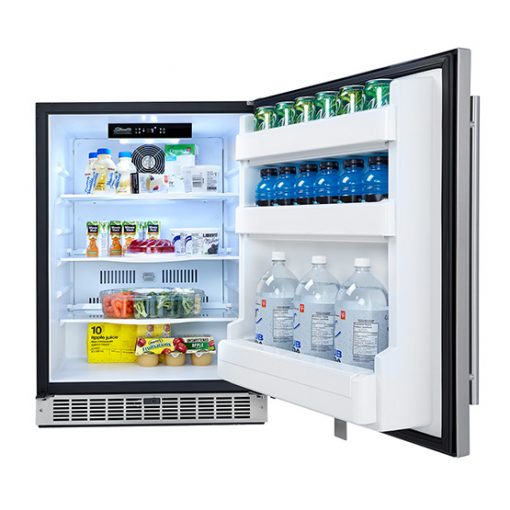 OUTDOOR RATED STAINLESS STEEL FRIDGE-1